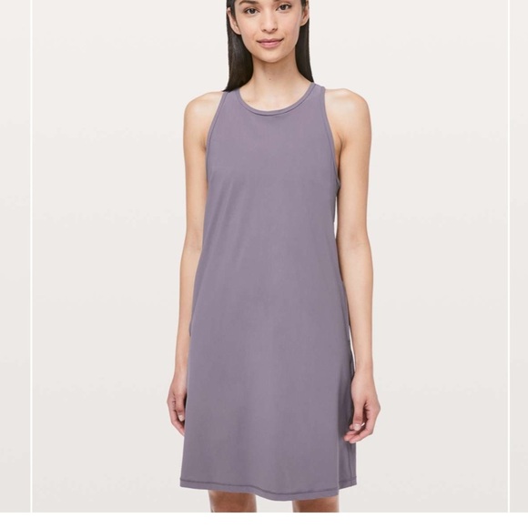 Lululemon Athletica Purple Dress Elegant Versatile Design -early morning dress - Picture 2 of 5
